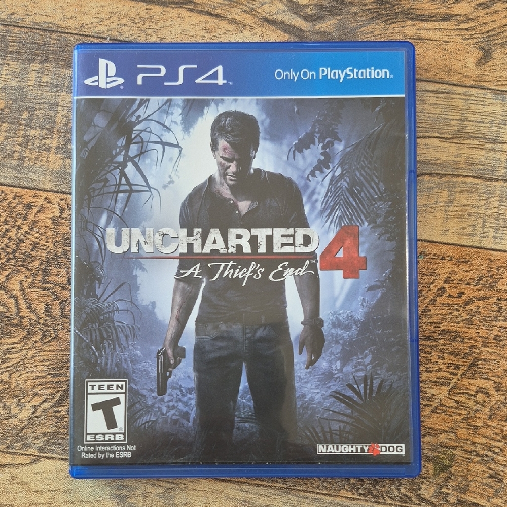 Sony Uncharted 4: A Thief's End for PS4 - Like New, Scratch Free